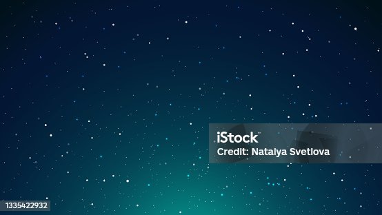 istock Starry night sky. Galaxy background. Abstract constellation background. 1335422932