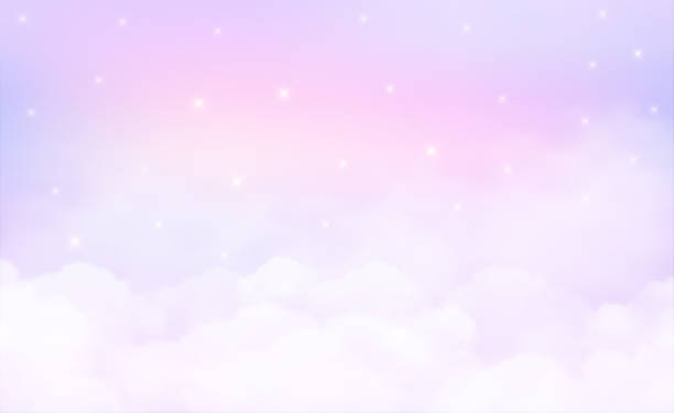Stars in could sky background and pastel color. EPS 10 Stars in could sky background and pastel color. EPS 10 pastel colored stock illustrations
