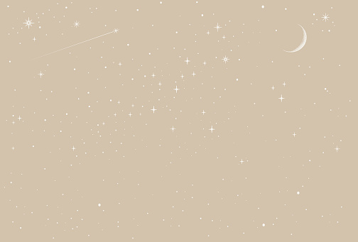 Vector Stars, space and night sky