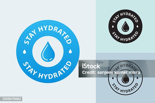 istock stay hydrated seal, vector illustration, Drink More Water, 1320675062