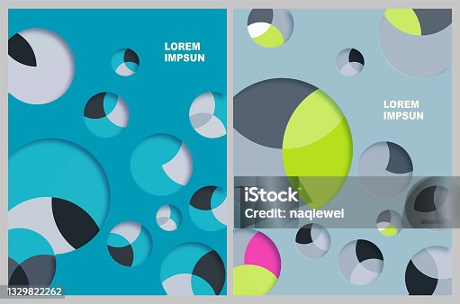 istock Stereoscopic Color Aperture Papercutting Textured Paper Effects Banner Pattern Backgrounds For Design 1329822262