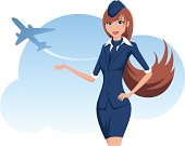 Vector flight attendant