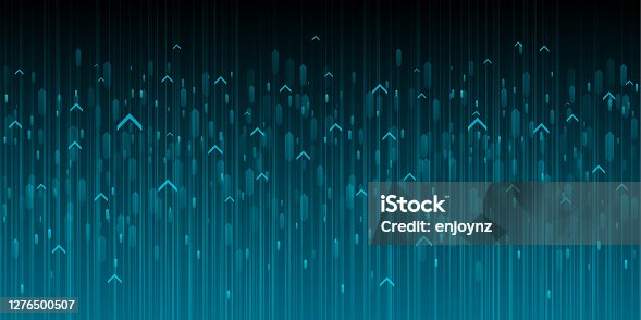 istock Stock market increasing background illustration 1276500507