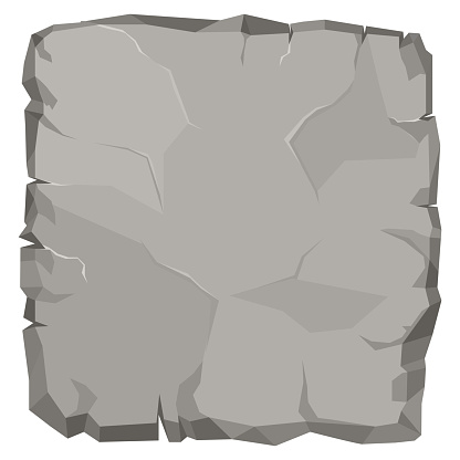 Stone Rock Cartoon Broken Boulder Vector Stock Stone Rock Cartoon Broken Boulder Vector Stock
