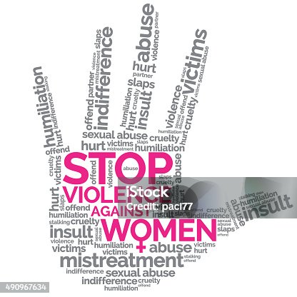 istock Stop Violence against Women. 490967634