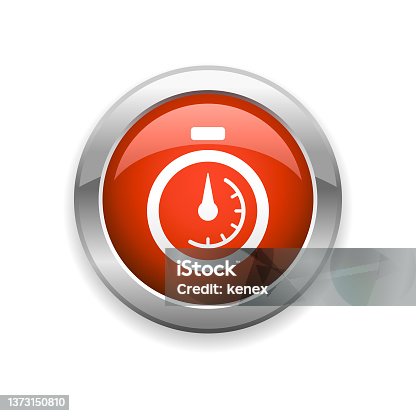 istock Stopwatch and Timer Glossy Icon 1373150810