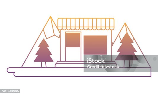 istock store and trees design 981234486