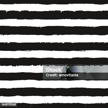 istock Stripes Pattern from Brush Strokes 848119268
