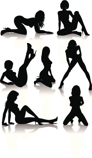 Stripper silhouettes