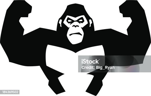 istock strong gorilla 184369502