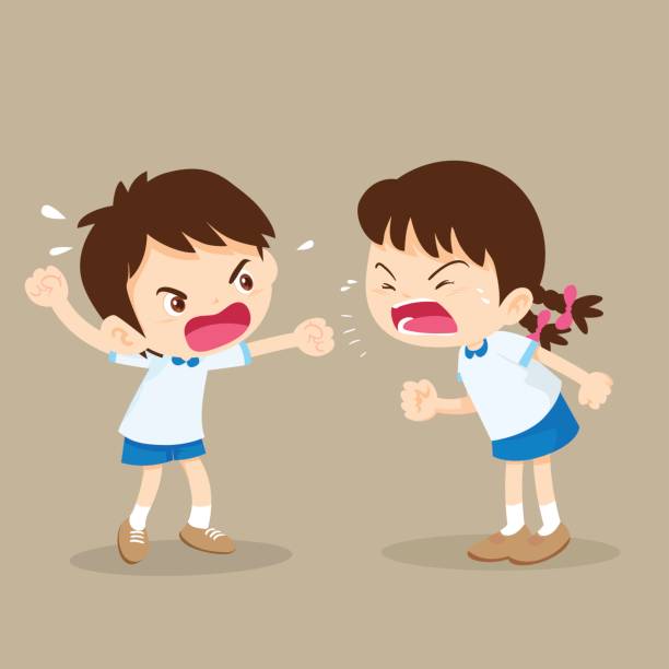 Kids Fighting Illustrations, Royalty-Free Vector Graphics & Clip Art ... Kids Argue Clipart