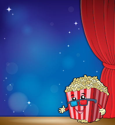 Stylized popcorn theme image 4