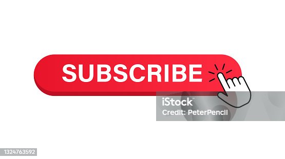 istock Subscribe Button and Cursor. Vector Stock Illustration 1324763592