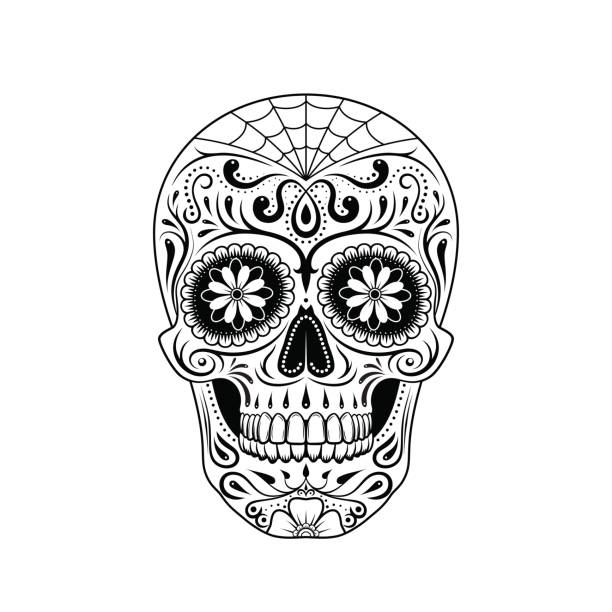 Best Sugar Skull Illustrations, Royalty-Free Vector Graphics & Clip Art ...