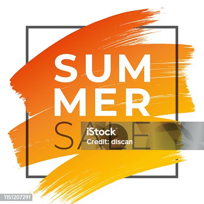 istock Summer Sale design for advertising, banners, leaflets and flyers. 1151207291