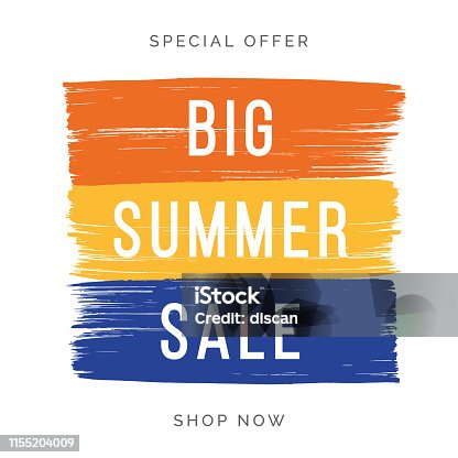 istock Summer Sale design for advertising, banners, leaflets and flyers. 1155204009