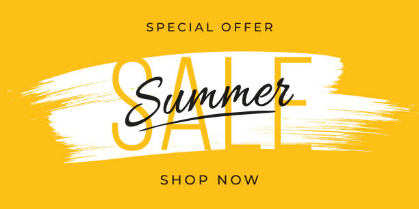 Summer Sale design for advertising, banners, leaflets and flyers. Summer Sale design for advertising, banners, leaflets and flyers. Stock illustration sale stock illustrations