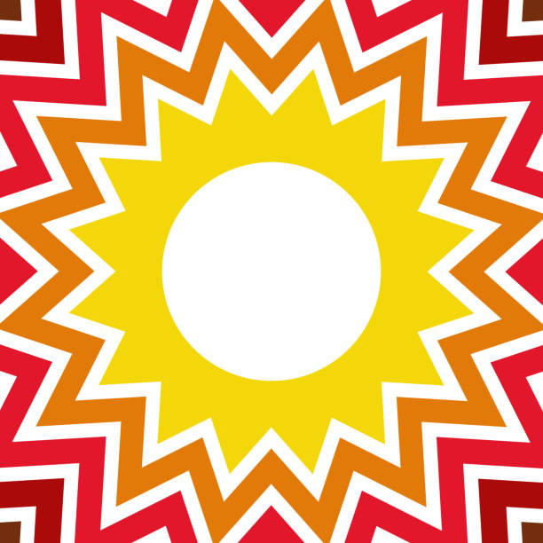 Summer Sun Illustration–Opt.4 vector art illustration