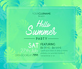 Vacation Poster template flyer invitation card for your design