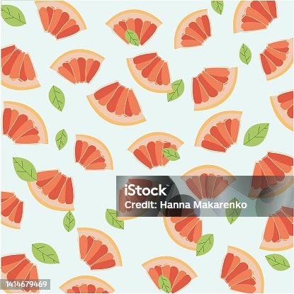 istock summer wallpaper with pieces of fresh grapefruit 1414679469