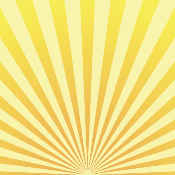 ilustrações de stock, clip art, desenhos animados e ícones de sun beam ray sunburst pattern background summer. shine summer pattern. - spot light orange