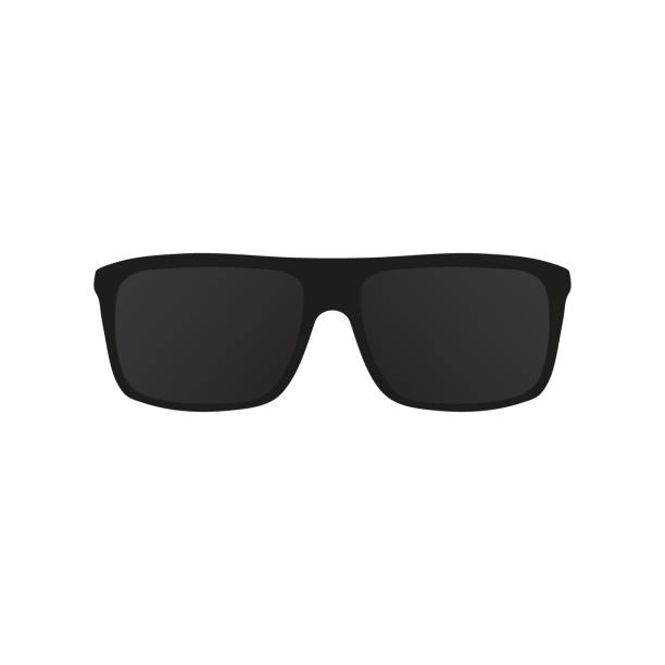 stockillustraties, clipart, cartoons en iconen met het pictogram van de zonnebril. vector eps10 - sunglasses