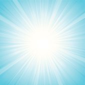 Sunbeam effect in light blue. illustration contains transparency effects & Gaussian Blur,AI CS3, Contains : 1 layers, Adobe Version 10EPS