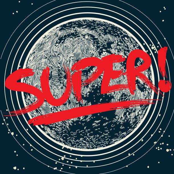 ilustrações de stock, clip art, desenhos animados e ícones de super moon - supermoon