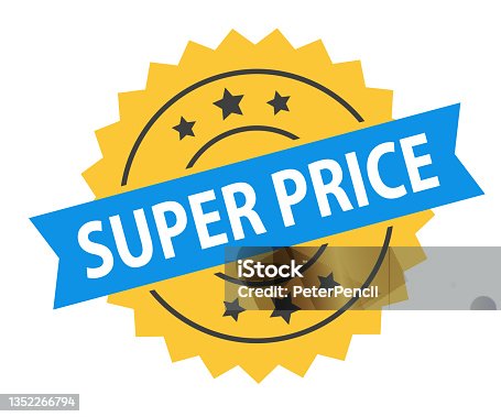 istock Super Price - Stamp, Imprint, Seal Template. Grunge Effect. Vector Stock Illustration 1352266794