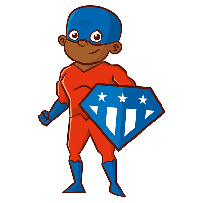 スーパー ヒーロー少年漫画のキャラクター アフロのベクターアート素材や画像を多数ご用意 Istock