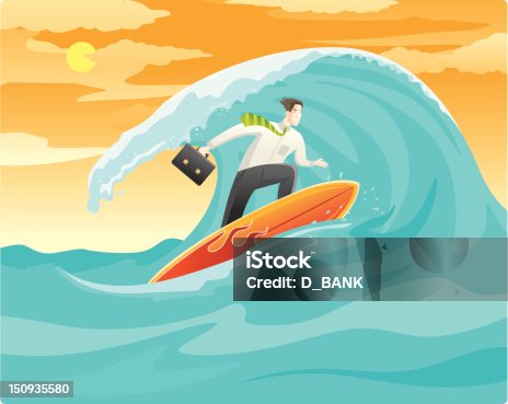 istock Surfing for online Business 150935580