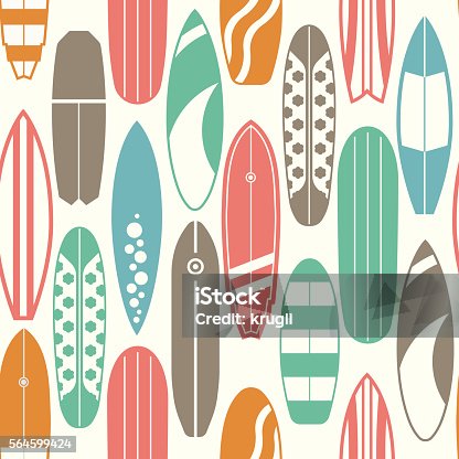istock Surfing Pattern Background 564599424