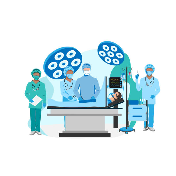 手術室的外科手術 - 外科醫生 幅插畫檔、美工圖案、卡通及圖標