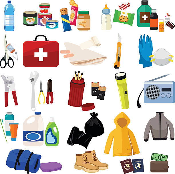 survival kit icons - 緊急標誌 幅插畫檔、美工圖案、卡通及圖標