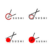 Sushi Symbol For Japanese Food Restaurant