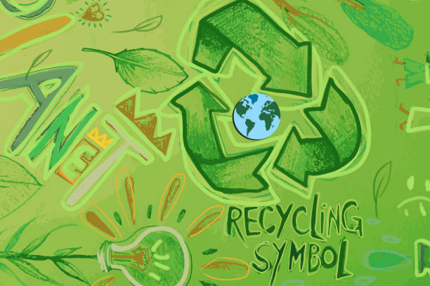 Sustainable development concept. vector art illustration