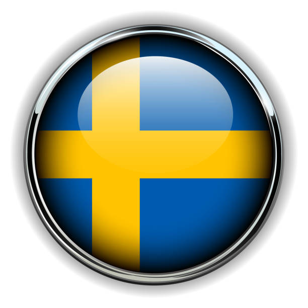 bildbanksillustrationer, clip art samt tecknat material och ikoner med sweden button - val sverige