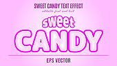 Sweet Candy Text Effect - Editable Text Effect Mockup