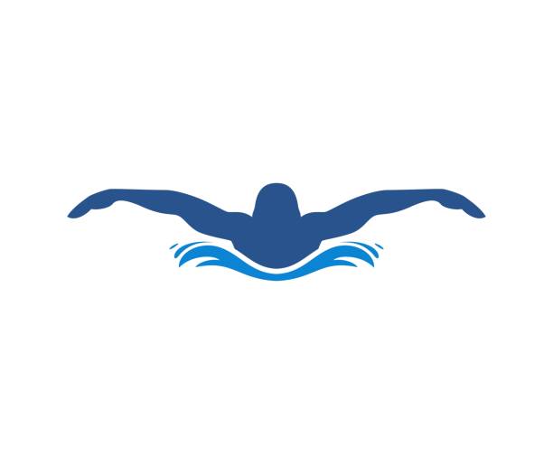 swimmingpool-symbol - schwimmen stock-grafiken, -clipart, -cartoons und -symbole