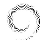 Swirl pattern spiral, connected arrows. See from distant to get 3D-effect