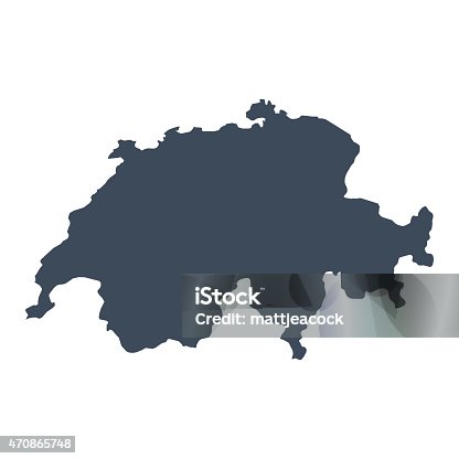 istock Switzerland country map 470865748