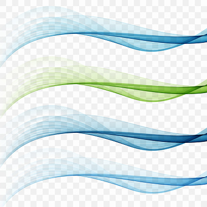 Swoosh wave lines layout with abstract fresh dynamic streaks