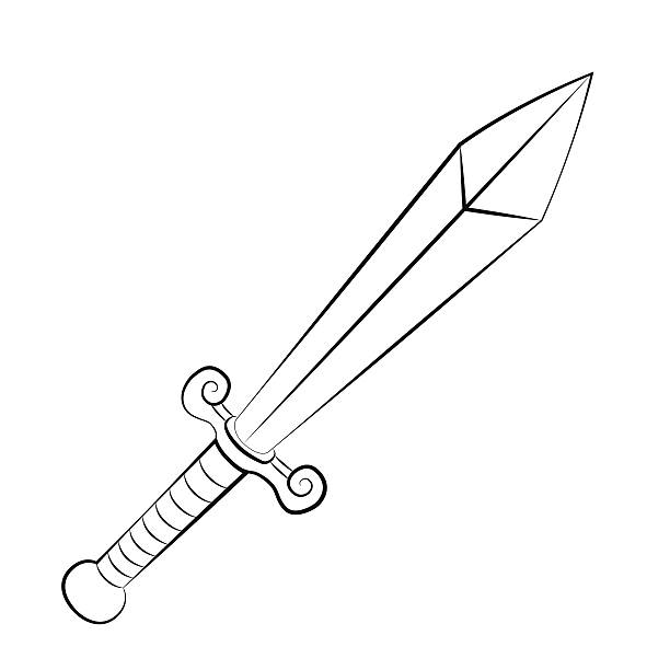 меч - daggers background stock illustrations.