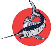 Swordfish, marlin illustration