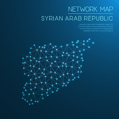 Syrian Arab Republic network map.