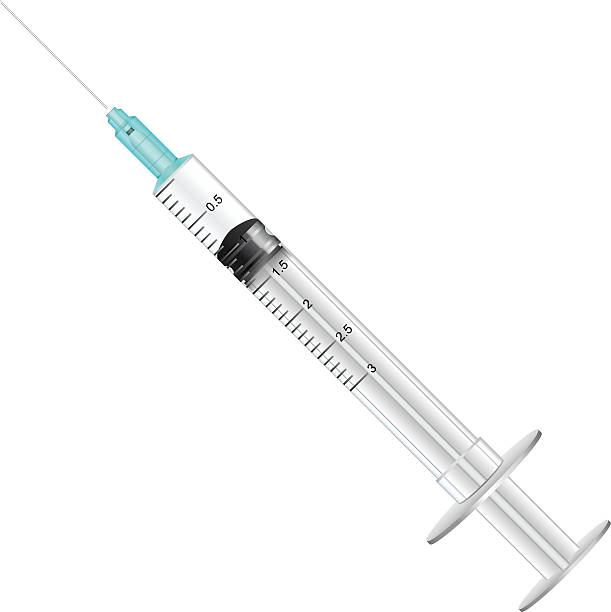Syringe vector art illustration