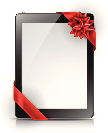 Tablet Gift Background