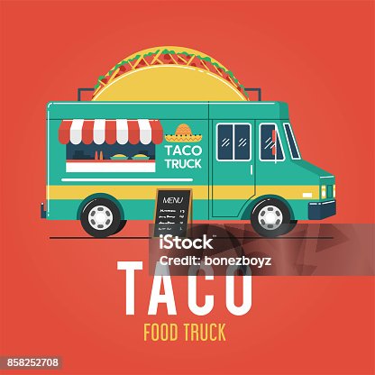 istock Taco Food Truck 858252708