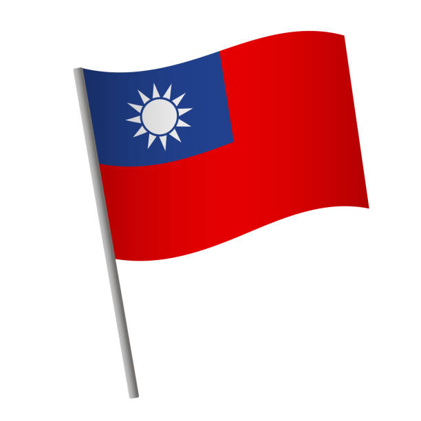 台灣旗插圖和矢量圖形 Istock