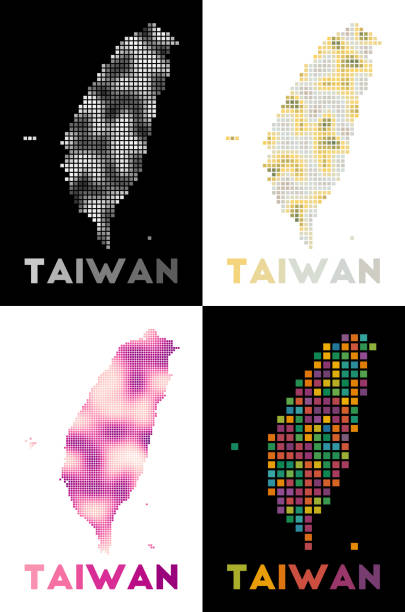 taiwan map. - taiwan 幅插畫檔、美工圖案、卡通及圖標